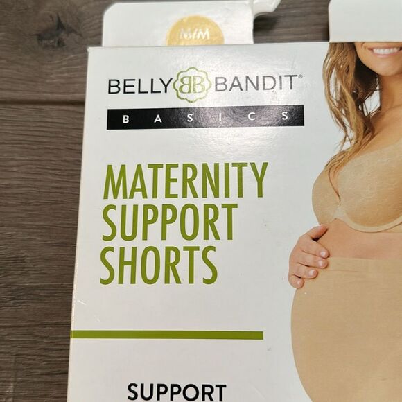 Belly‎ Bandit Nude Maternity Support Mid Thigh Shorts Size Medium - Picture 2 of 10